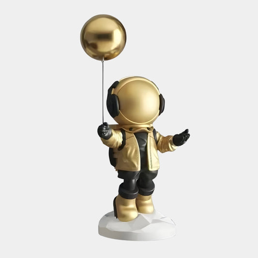 Small Celestial Gold Astronaut Balloon Figure - 42cm